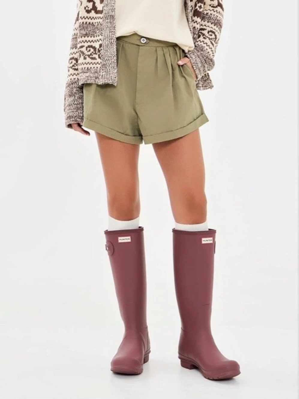 Hunter Original Tall Matte Rain Boots Purple EU 38/US 7